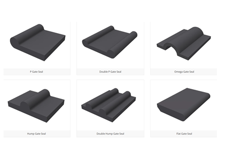 RUBBER GATE SEALS
